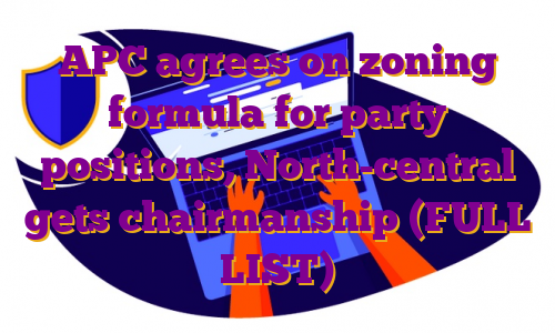 APC agrees on zoning formula for party positions, North-central gets chairmanship (FULL LIST)