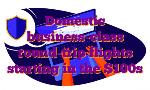 Domestic business-class round-trip flights starting in the $100s