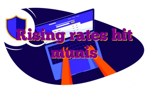 Rising rates hit munis