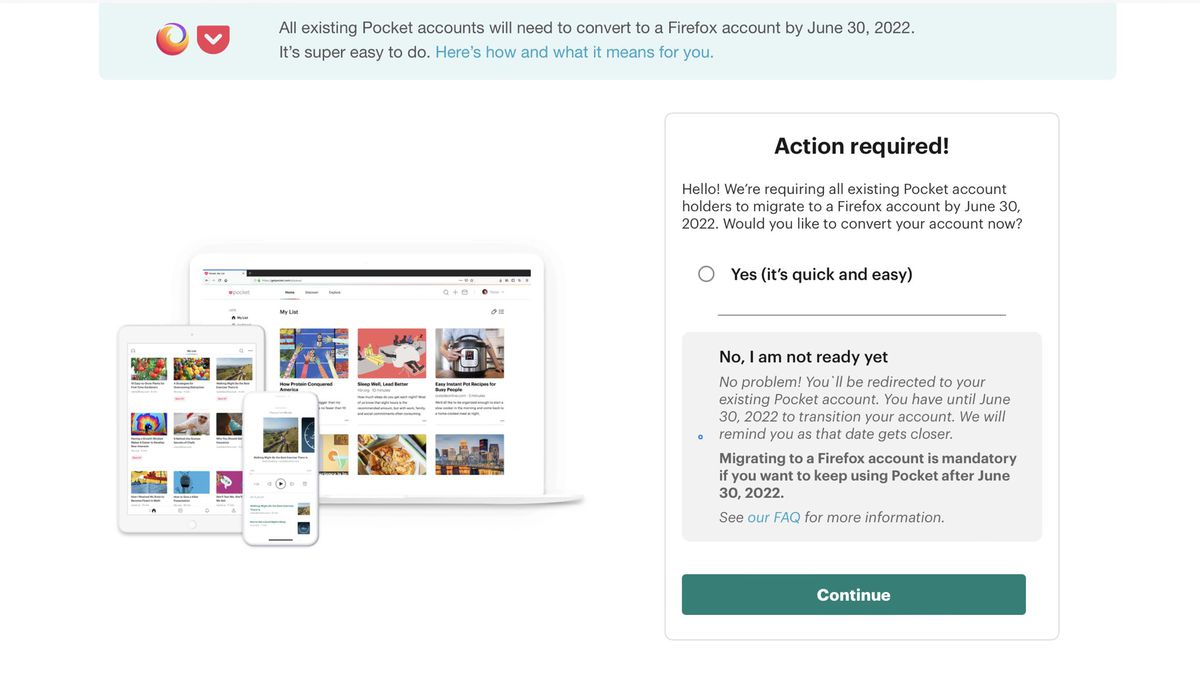 If you use Pocket, you’ve probably seen this notice.