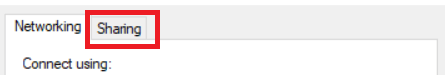 Network Adapter Properties