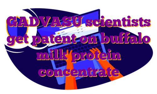 GADVASU scientists get patent on buffalo milk protein concentrate
