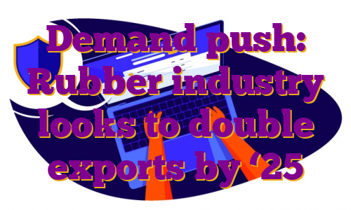 Demand push: Rubber industry looks to double exports by ‘25