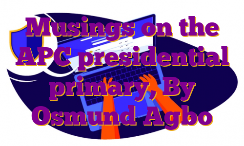 Musings on the APC presidential primary, By Osmund Agbo