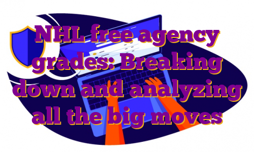 NHL free agency grades: Breaking down and analyzing all the big moves
