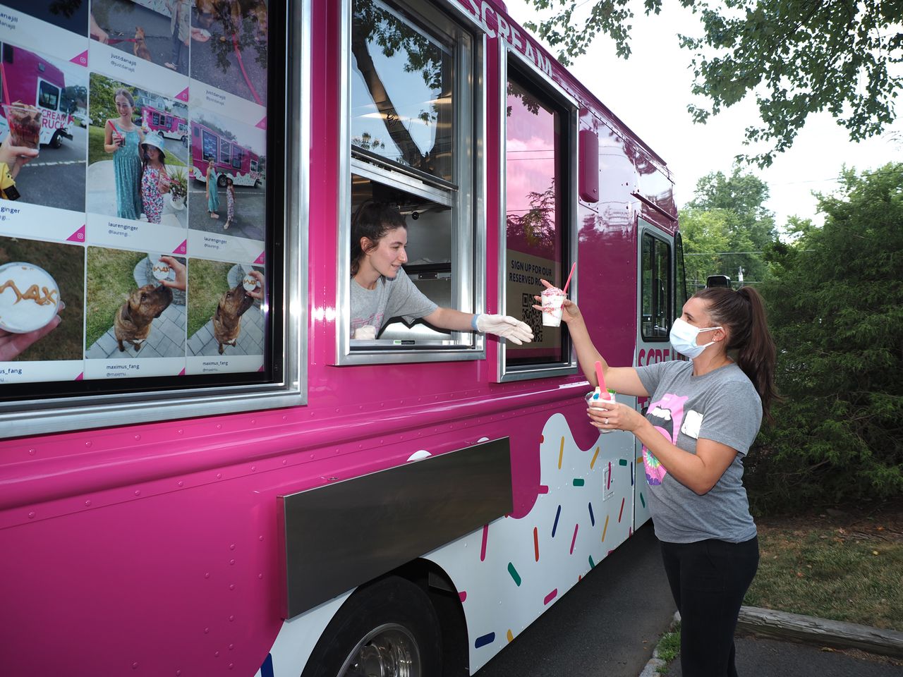 Scream Truck delivers premium ice cream on-demand to home or business