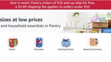 Amazon Pantry grocery and household essentials
