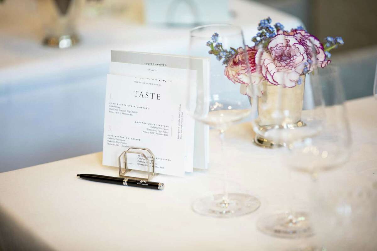 The tasting room at the Heitz Cellar in Napa, Calif., on Wednesday, Jun 22, 2022.