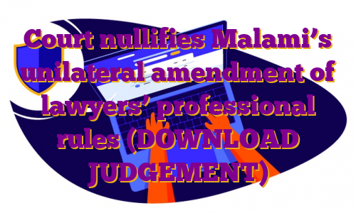 Court nullifies Malami’s unilateral amendment of lawyers’ professional rules (DOWNLOAD JUDGEMENT)