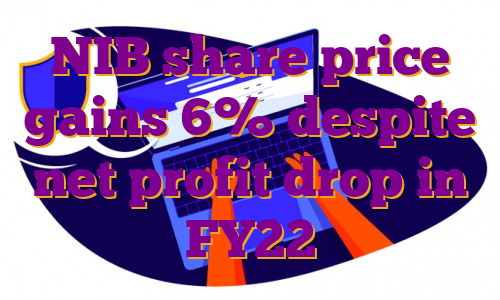 NIB share price gains 6% despite net profit drop in FY22