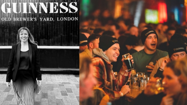 Anna Macdonald and Guinness drinkers