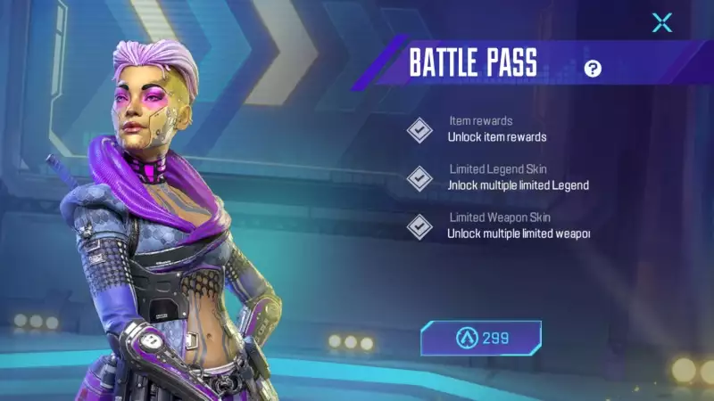 The Apex Legends Mobile Aftershow update has a short battle pass with unique rewards.